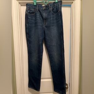 NWOT Madewell The Perfect Vintage Jean in Diversey Wash / Retro Stitched Edition